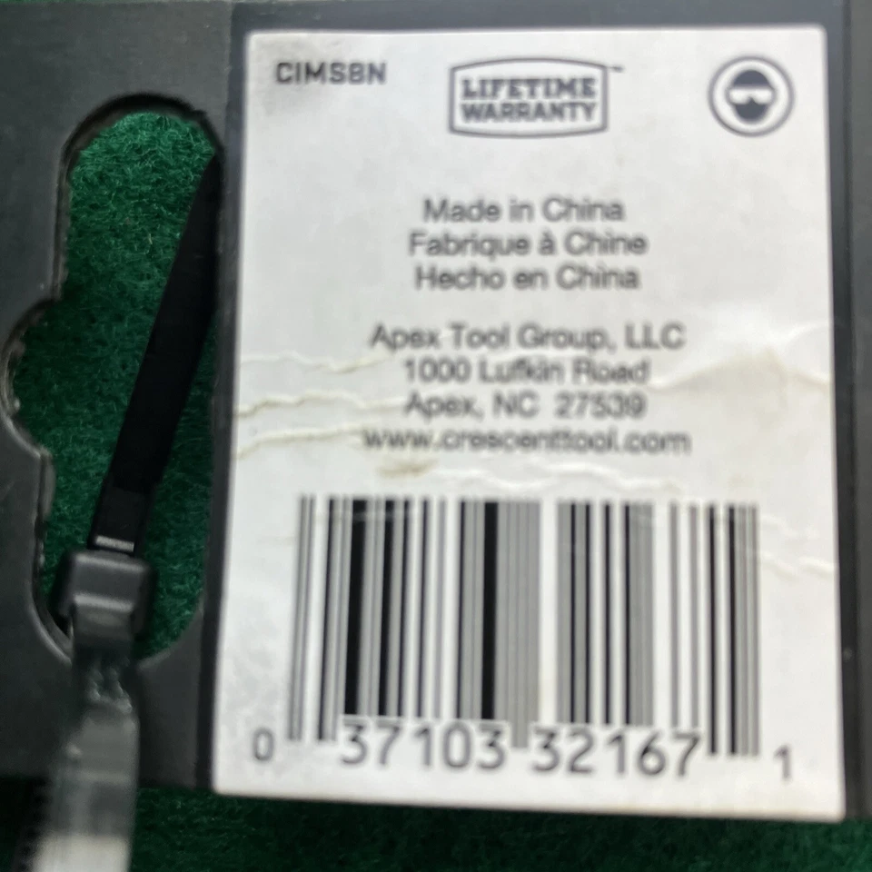 Crescent CIMS8N SAE 6-Pt Impact Socket 11/16" x 1/2"Drive shallow lifetime wty - Image 3 of 4