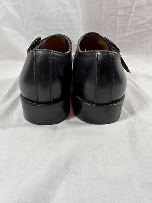Mario Alborino Made in Italy Black Leather Monk Strap Mens  display picture 3