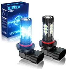 9145/H10 LED Fog Light Bulbs DRL Driving Lamp Ice Blue 8000K High Power Lamp
