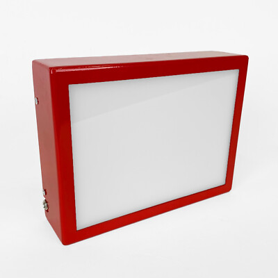 A5 Leucht Briefkasten Kino LED Schild Hochzeit Party Kino Plakette Shop rot
