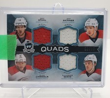 Elias Lindholm/Eric Staal/Jeff Skinner/Alexander Semin 2014-15 The Cup Quads /10