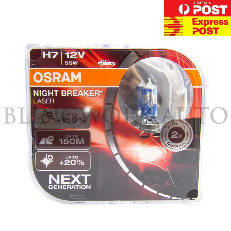 Udløbet volatilitet Bot NEWEST ADR OSRAM H7 +150% Night Breaker LASER Headlight Halogen Light Bulb Globe | eBay Udløbet volatilitet Bot NEWEST ADR OSRAM H7 +150% Night Breaker LASER Headlight Halogen Light Bulb Globe | eBay