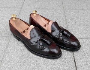 alden cordovan tassel loafers