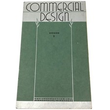 Vtg 1945 Commercial Design Art Instruction Inc Div 2 Drawing Textbook Art Deco
