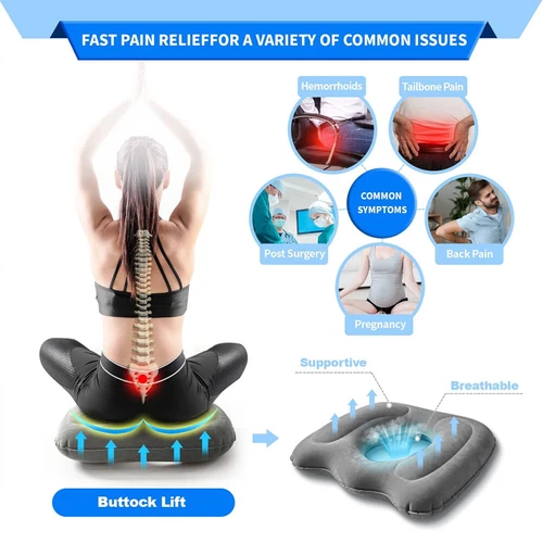 Orthopädischer Sitzring Hämorrhoiden Comfort Kissen Sitzkissen Anti Dekubitus DE - Bild 3 von 12