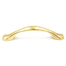 P334-UB Ultra Brass 3cc Arch Cabinet Handles ...