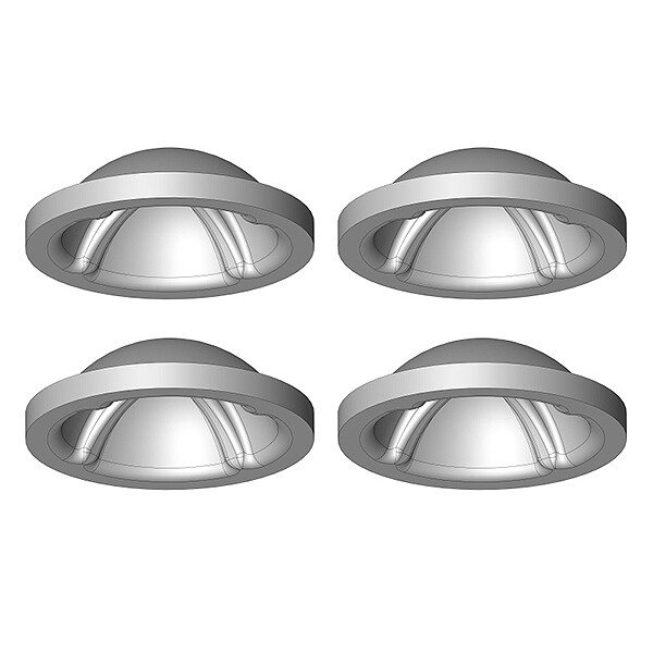 Corally Shock Bladders| Silicone 4 Pcs
