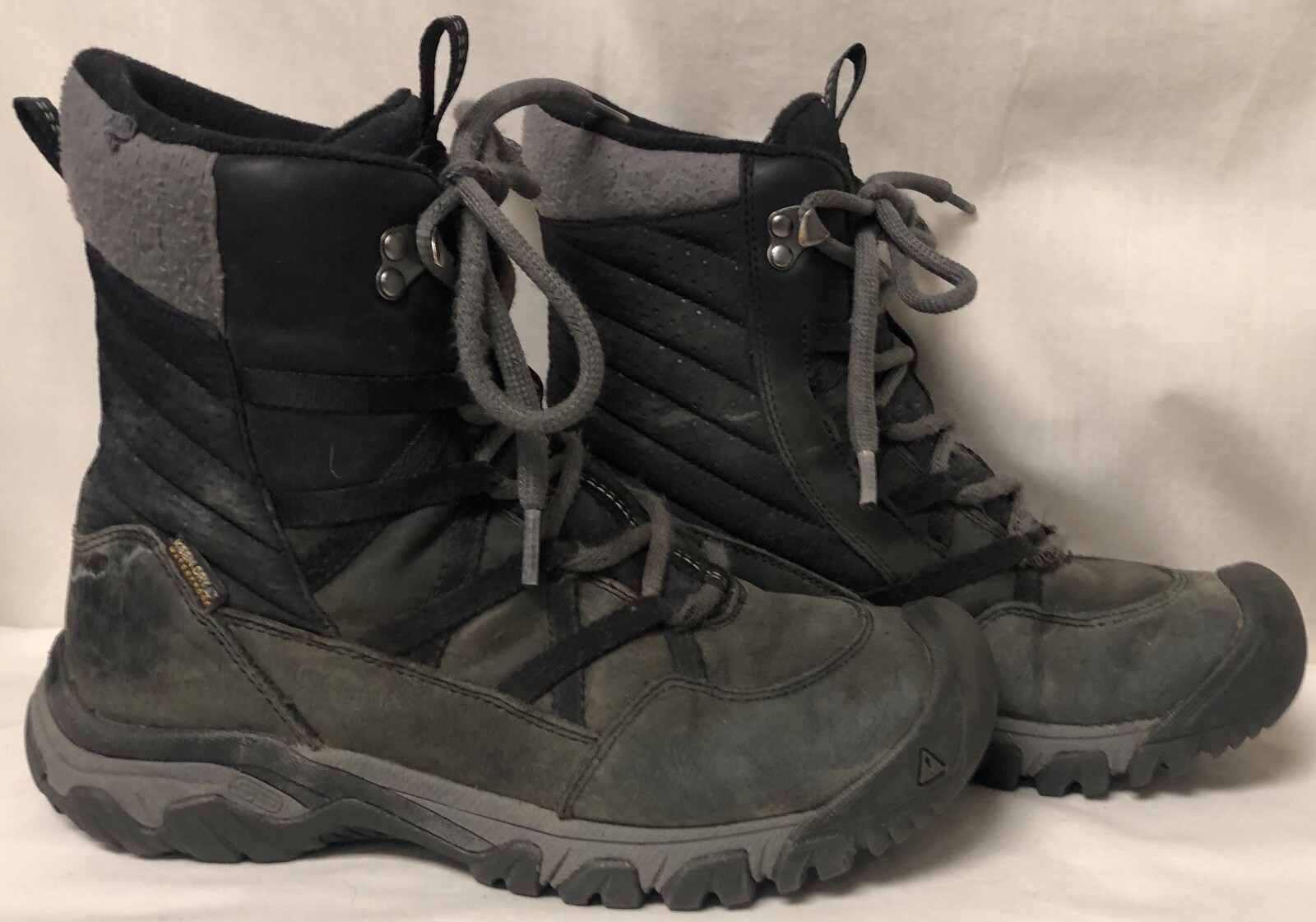 STIVALI DA DONNA KEEN BLACK HOODOO 3 200G ISOLAMENTO METÀ POLPACCIO IMPERMEABILI STRINGATI 8