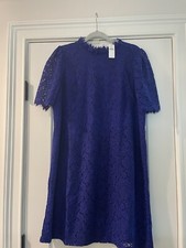Gap Women’s Royal Blue Lace Dress Size XL New With Tags