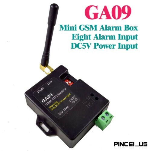 GSM SMS Alert Wireless alarm module antenna GA09 8 Alarm input Only for 2G - Picture 1 of 8