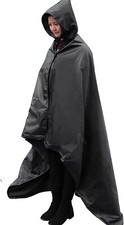 Hooded Stadium Blanket, Waterproof Windproof Outdoor Fleece Blanket - Large ...