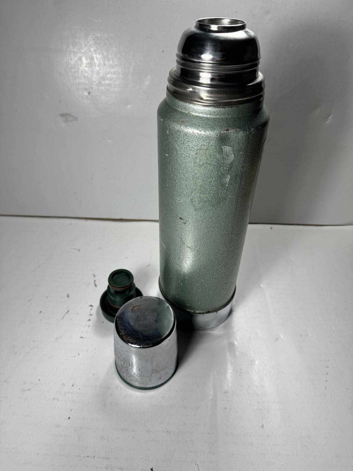 Vintage Stanley Thermos No. A944DH Quart Green USA Aladdin eBay