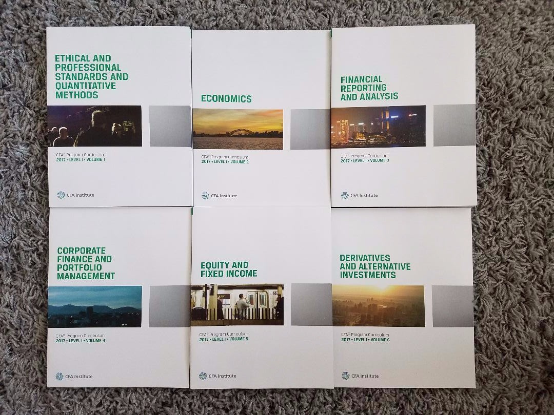 CFA Program Curriculum 2017 Level I, Complete Set: Volumes 1 - 6 (New)-image