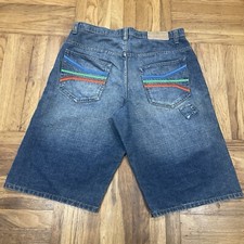 Y2K Rocawear Embroidered Baggy Shorts Men s Size 36 Skater Grunge 2000s Jorts