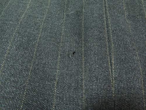 Corneliani Saks 5th Pure Wool Gray Striped Two Piece Italian Men Suit 39x30 44 R - Picture 11 of 12