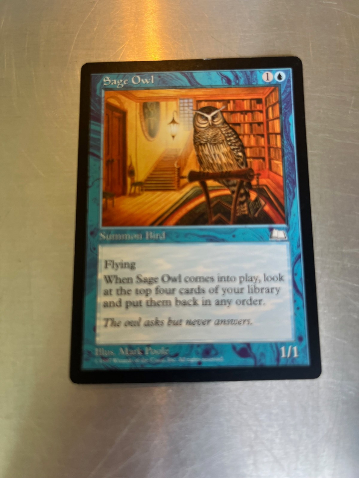 Sage Owl LP Weatherlight Vintage Magic Cards, COMBINED SHIPPING