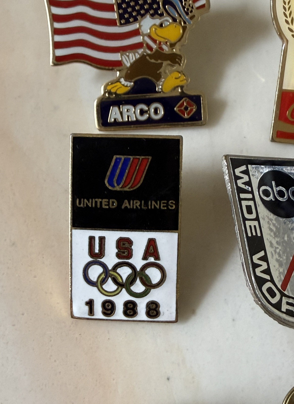 Sponsor Member Pin Set of 30 Olympic Corporate Sponsor Lapel Pins From Various Games ...