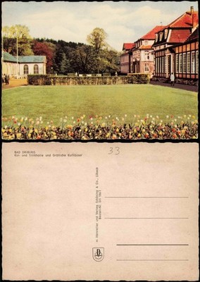 Bad Hermannsborn-Bad Driburg   Kur- und Trinkhalle und Gräfliche Kurhäuser 1970