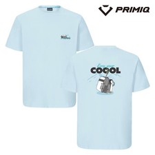 KOREA PRIMIQ Badminton T-Shirts "Penguin Cool" Sports Casual Top Tee HCT262228U