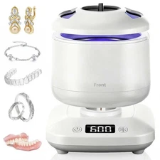 Retainer Cleaner Machine, Detachable Ultrasonic Dental Cleaner Pod for Jewelry