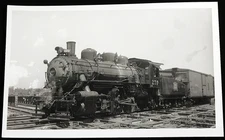 Vintage Black & White Steam Locomotive Photo #277 Harold K Vollrath 8x5