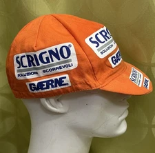 Vintage 1997-98 SCRIGNO Gaerne VINER Cycling Team COTTON Cap ITALY Low Mileage
