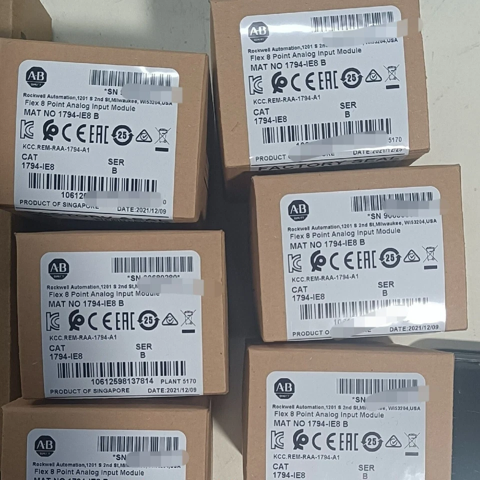 New Factory Sealed AB 1794-IE8 SER B Flex 8 Point Analog Input Module 1794IE8 - Image 2 of 3