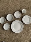 Complete 7 Piece Harmony House Diana 3836 Bone China Set NICE. Selling 12 Sets — photo 1