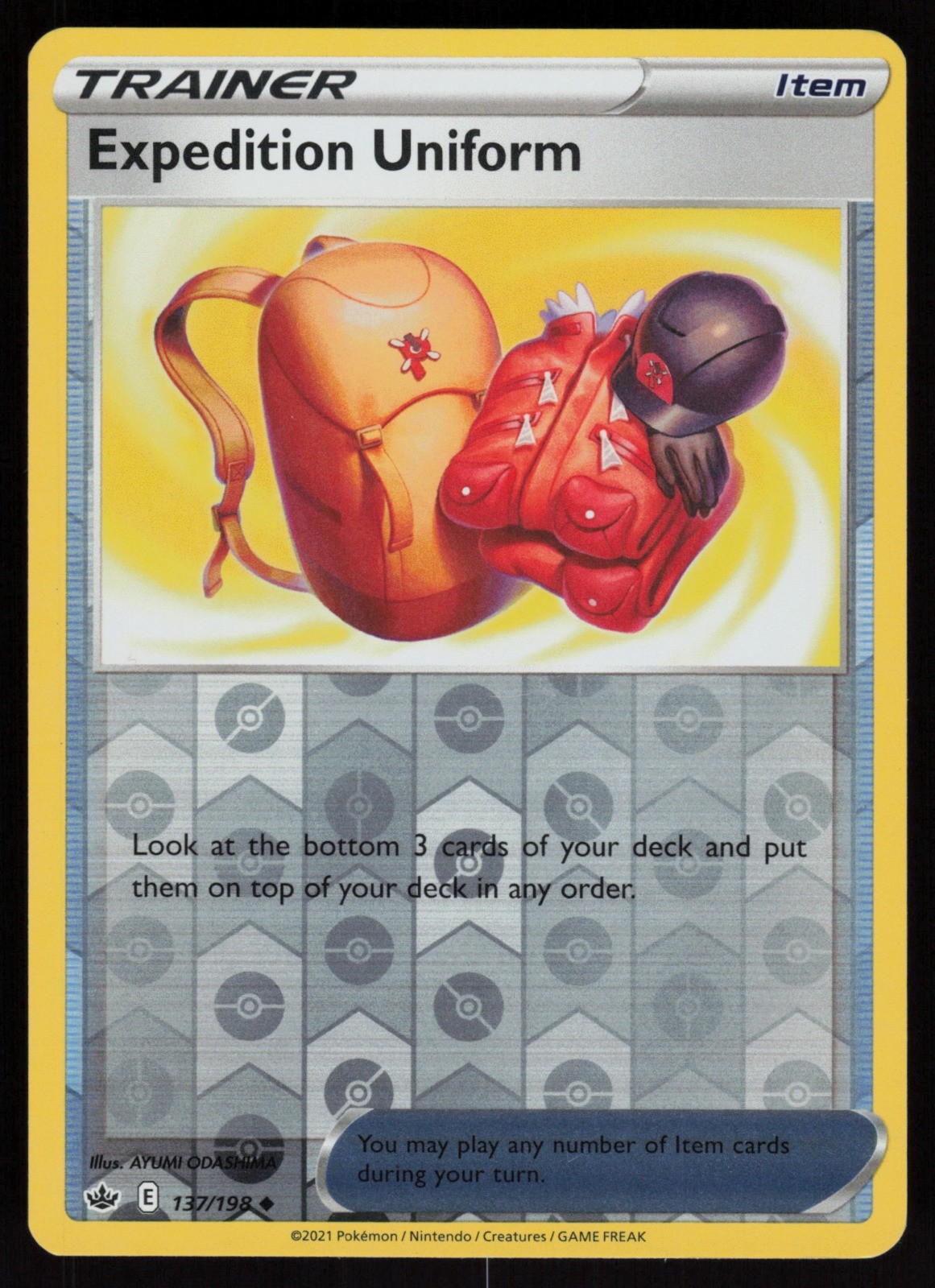 Reverse Holo Expedition Uniform 137/198 Chilling Reign Pokemon TCG Card