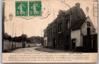 62 BLANGY LES ARRAS - the post office.