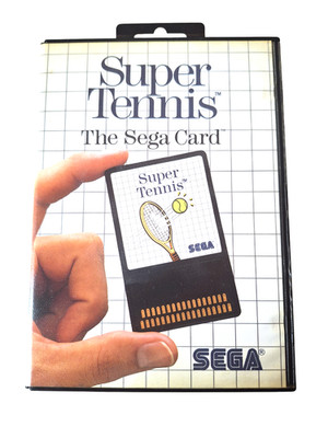 Sega Master System - Super Tennis - Sega Card - Guter Zustand