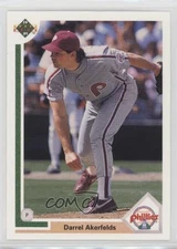 1991 Upper Deck Darrel Akerfelds #619