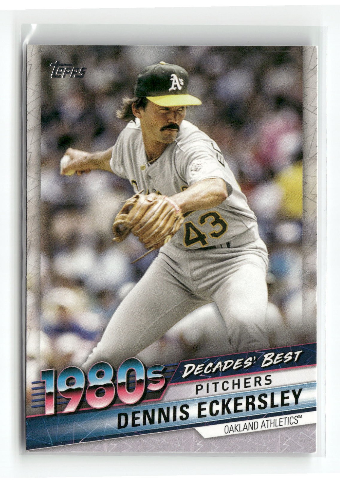 Dennis Eckersley #DB-70 2020 Topps Baseball Decades Best Series 2