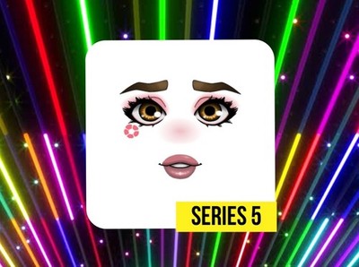 R0BLOX Face Toy Code - Sorority Star Face | Celebrity Series 5 (Rare)