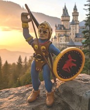 Advanced Dungeons & Dragons Good Fighter Mage Peralay Elf MELF Figure LJN 1983