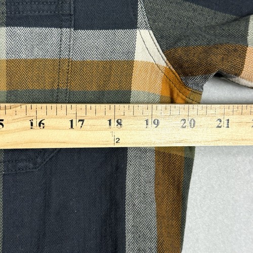 SITKA Shirt Mens Medium Ashland Plaid Lightweight Flannel Outdoor Stretch Pocket - Picture 13 of 14