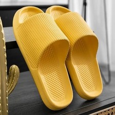 Mens Ladies Sliders Extra Soft Anti-Slip Comfy Cloud Pool Slippers Sandals UK