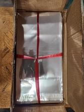 1000 6 x 9 Crystal Clear Resealable Poly/Cello Bags Sleeves Self Seal 3" lip