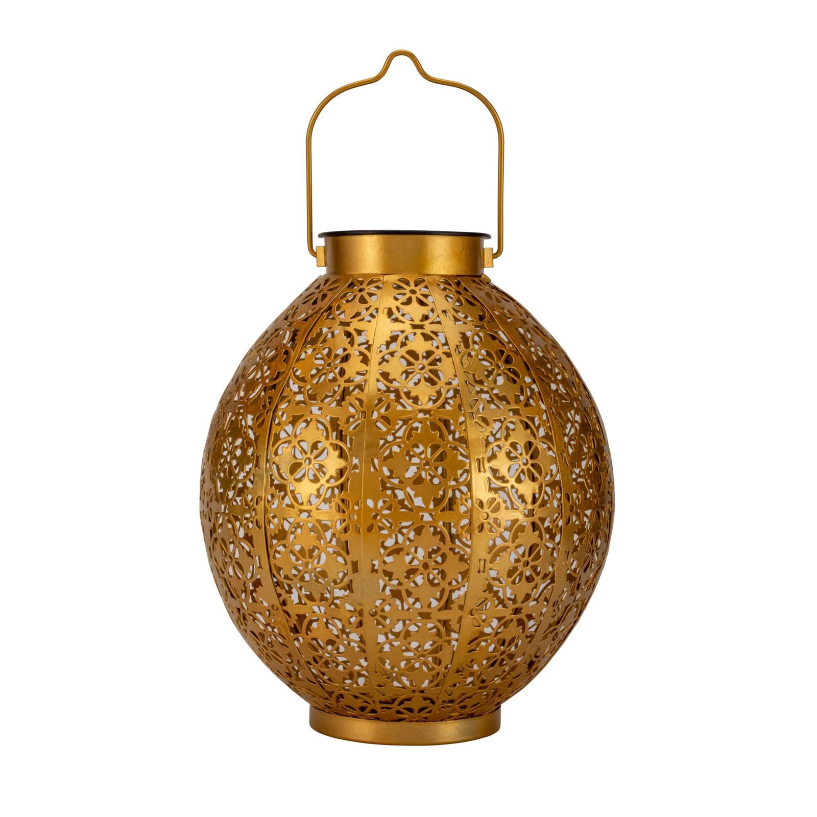 Lanterne Sunshine Aura dorée avec éclairage extérieur étanche IP44