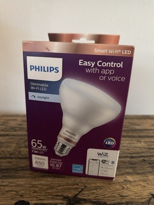 Philips Easy Control LED 65 Watt Equiv Dimmable Smart Wi-Fi Bulb *Box Damage