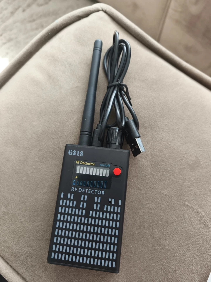 G318 Super Detektor Funkerkennung Ton und Licht Alarm zum Aufspüren von Wanzen - Bild 3 von 3