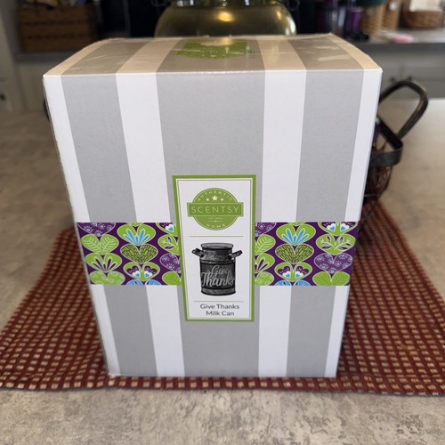 Scentsy Give Thanks Milk Can Warmer Discontinued - Picture 2 of 2
