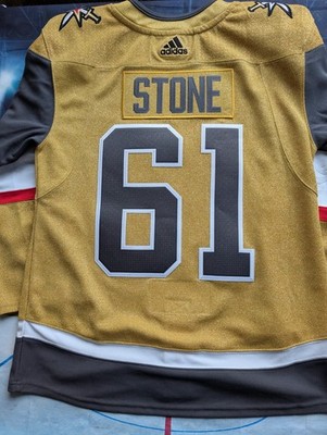 NHL Adidas Indo Vegas Golden Knights Mark Stone Gold Hockey Jersey