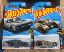 Hot Wheels Batman Batmobile 1/5 & Dark Knight 2/5  NEW 25/26 Complete Your Set 