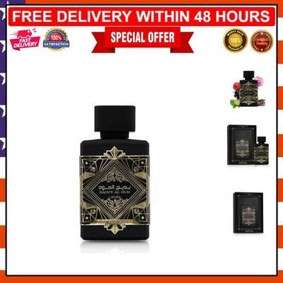 Experience 3.4oz of Bade'e Al Oud Oud for Glory - Unisex Amber Woody Spray
