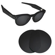 Hawkry Polarized Replacement Lenses for-Oakley Meta HSTN OW8002 51mm Black