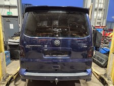 VW Transporter T5 Complete Tailgate With Glass & Spoiler in Shadow Blue / LD5Q