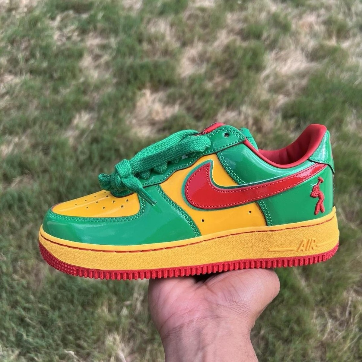 Size 6 - Nike Lil Yachty x Air Force 1 Low Concrete Boys - Lucky