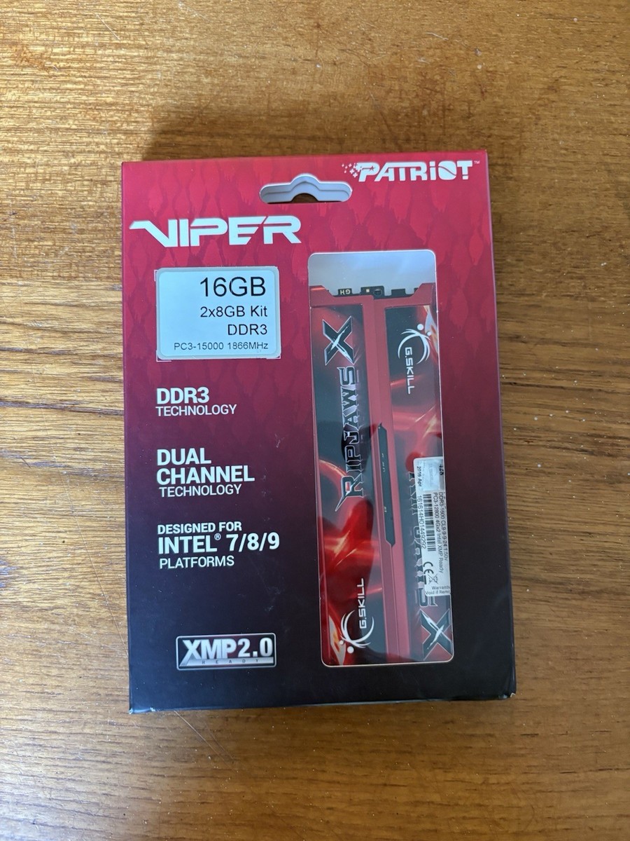 1866mhz 16gb Ddr3 Single Stick Viper RAM 16GB (2x8GB Kit