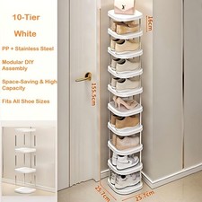 Multibao SHOE RACK 10 TIERS SHELF ORGANISER STORAGE STAND HOLDER FOOTWARE HOME